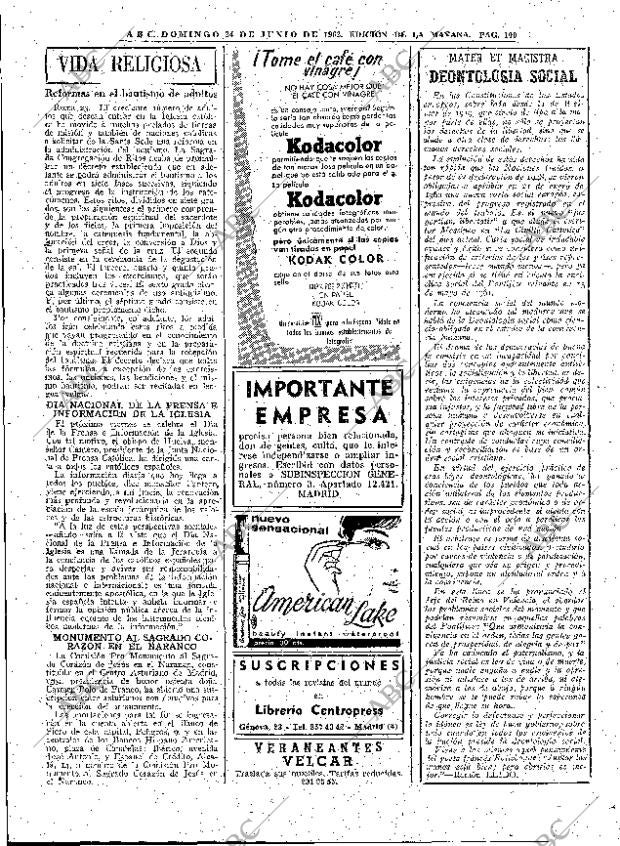 ABC MADRID 24-06-1962 página 100