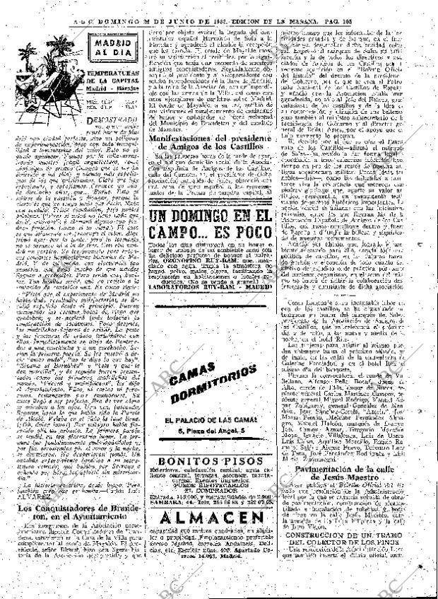 ABC MADRID 24-06-1962 página 105