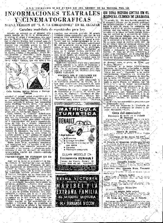ABC MADRID 24-06-1962 página 113