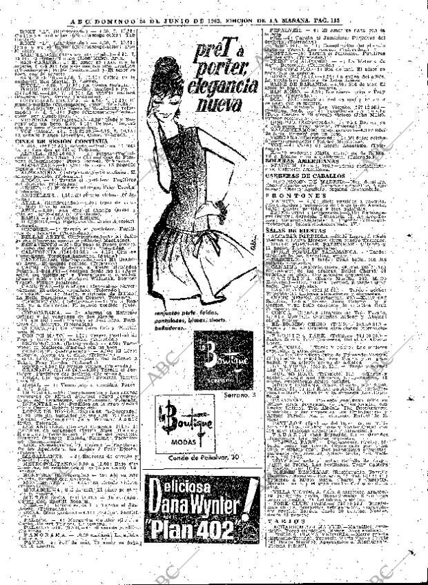 ABC MADRID 24-06-1962 página 115