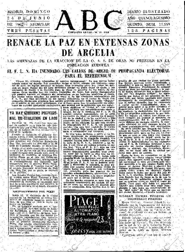 ABC MADRID 24-06-1962 página 79