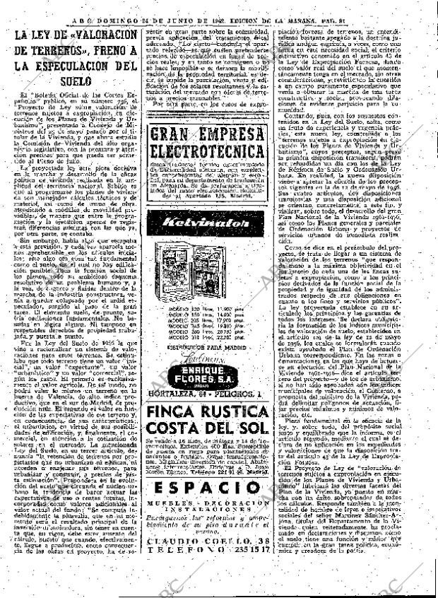 ABC MADRID 24-06-1962 página 81