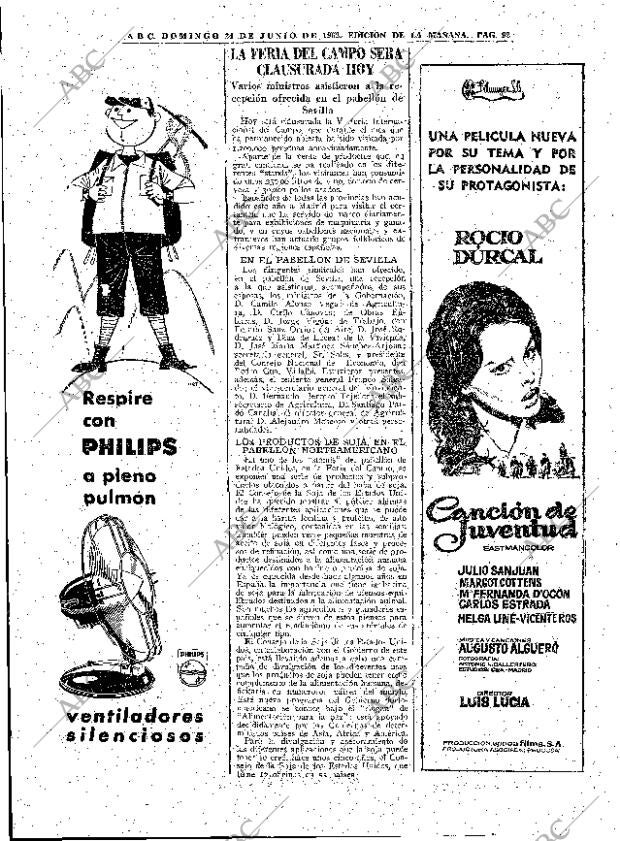 ABC MADRID 24-06-1962 página 92