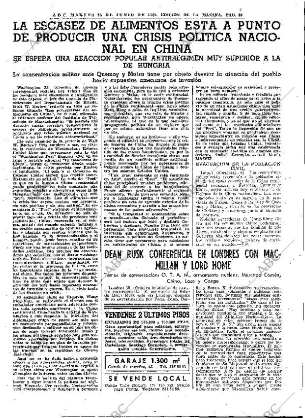 ABC MADRID 26-06-1962 página 49