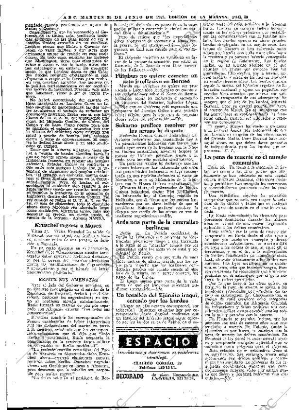 ABC MADRID 26-06-1962 página 50