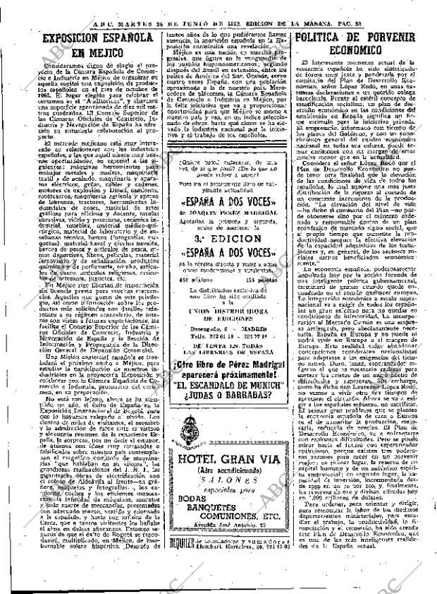 ABC MADRID 26-06-1962 página 52