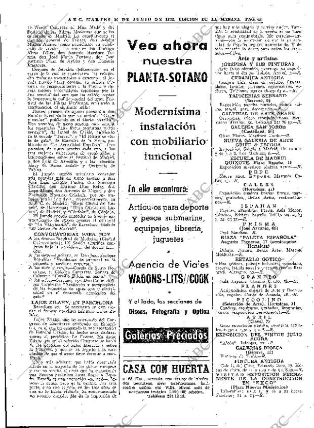 ABC MADRID 26-06-1962 página 62