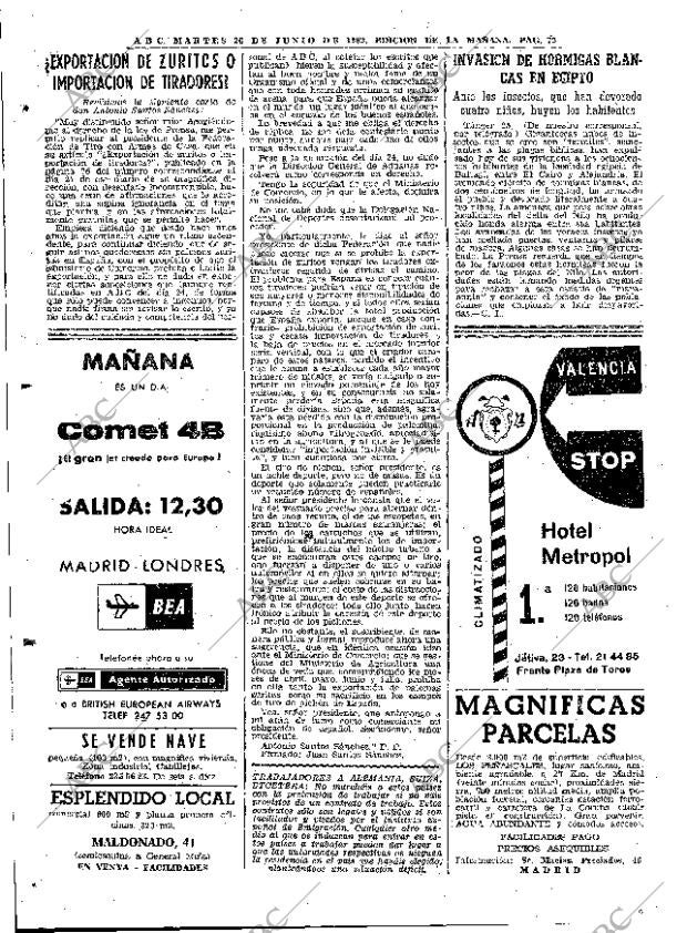 ABC MADRID 26-06-1962 página 72