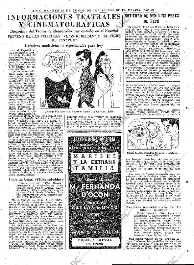 ABC MADRID 26-06-1962 página 81