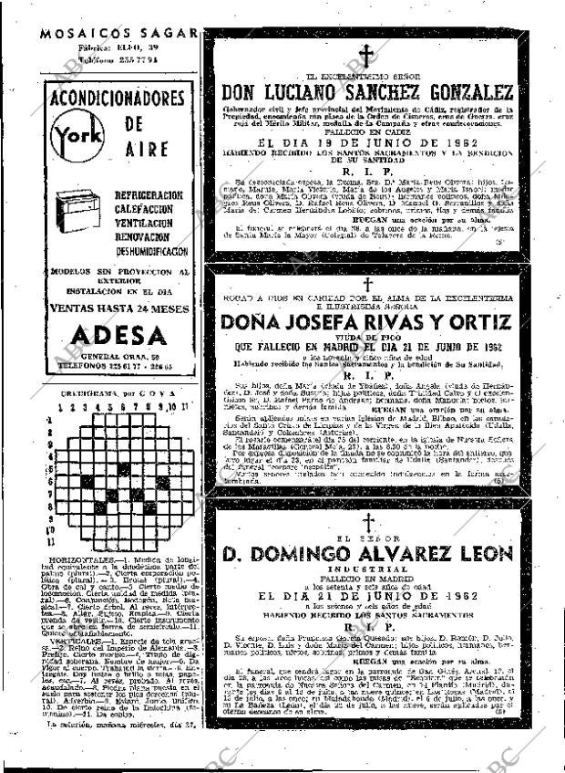 ABC MADRID 26-06-1962 página 94