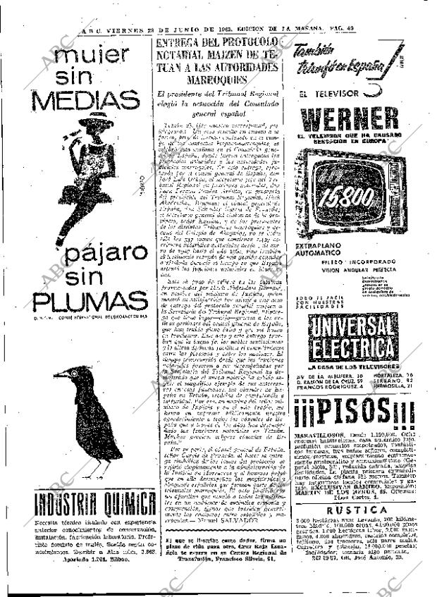 ABC MADRID 29-06-1962 página 40