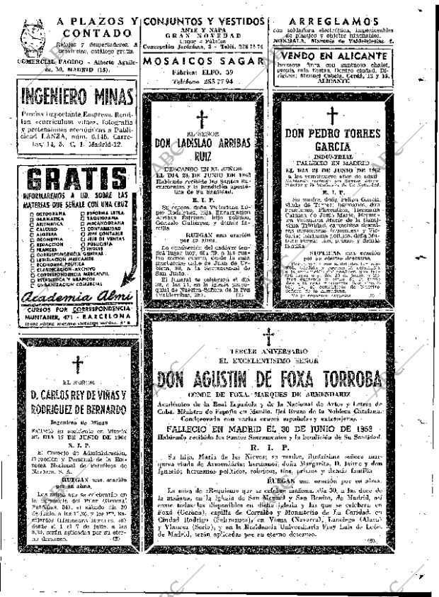 ABC MADRID 29-06-1962 página 77