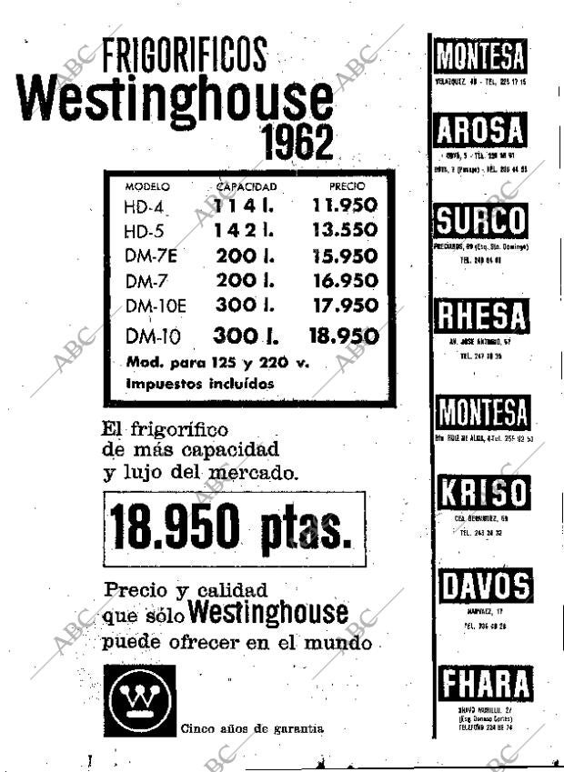 ABC MADRID 30-06-1962 página 15