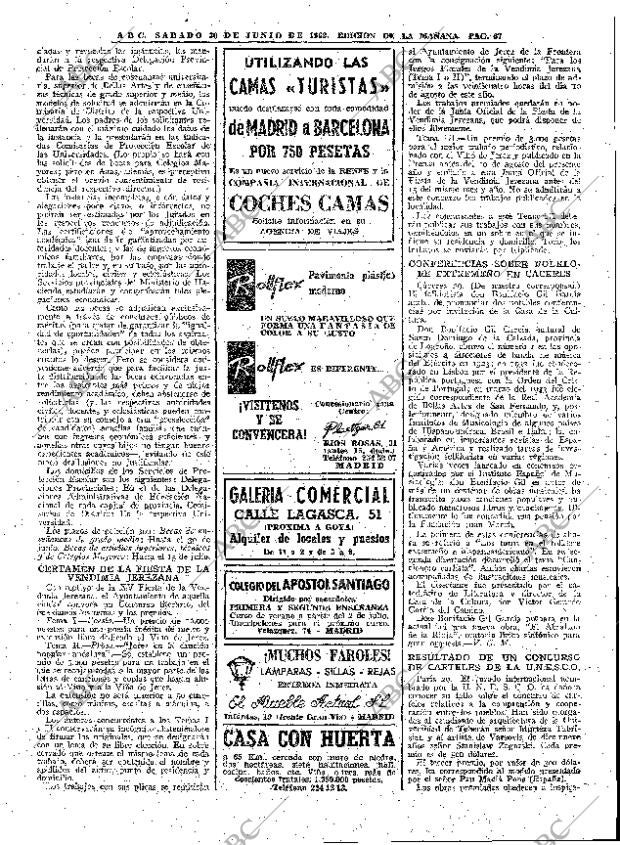 ABC MADRID 30-06-1962 página 67