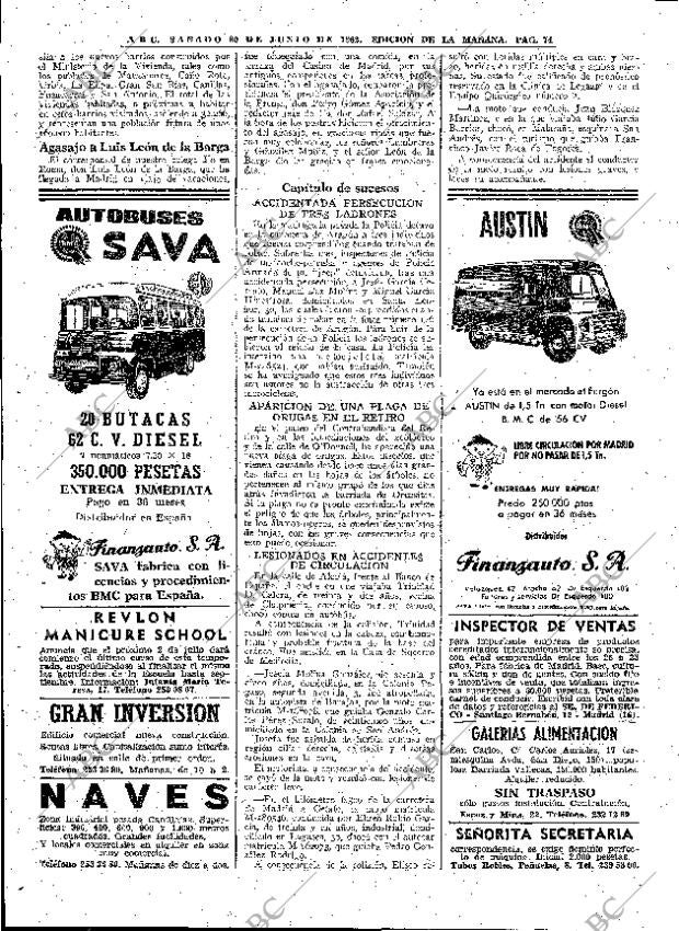 ABC MADRID 30-06-1962 página 74
