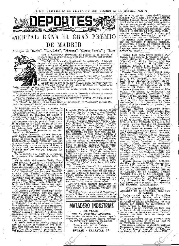ABC MADRID 30-06-1962 página 77