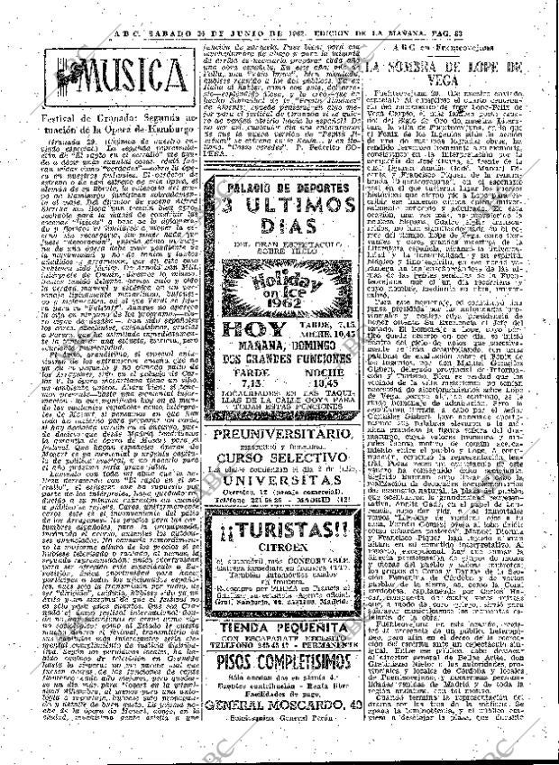 ABC MADRID 30-06-1962 página 83