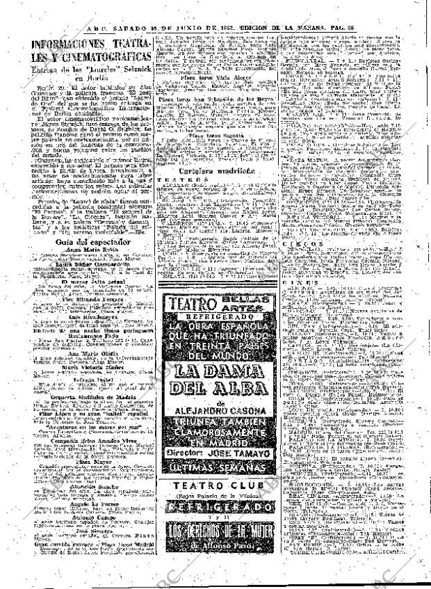 ABC MADRID 30-06-1962 página 85