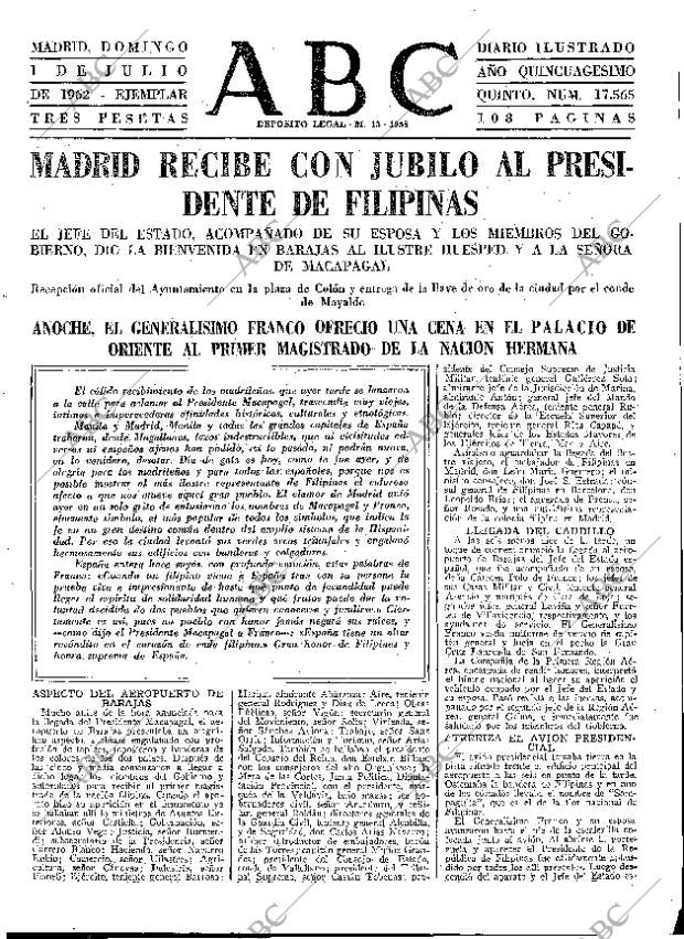 ABC MADRID 01-07-1962 página 63