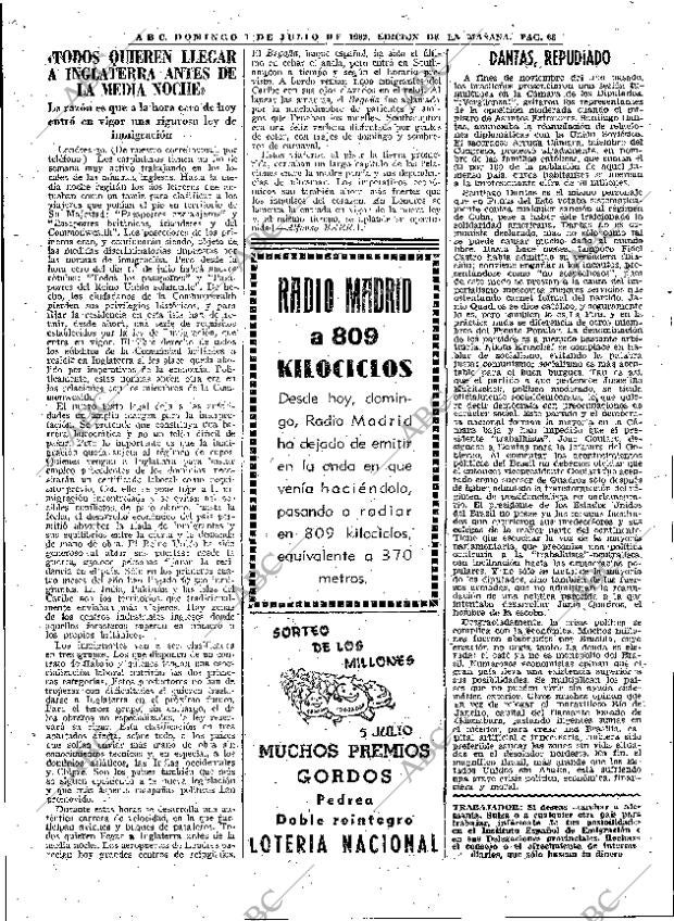 ABC MADRID 01-07-1962 página 68