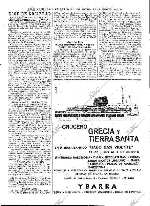 ABC MADRID 01-07-1962 página 81