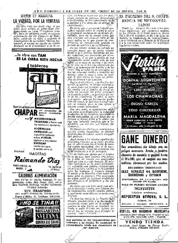 ABC MADRID 01-07-1962 página 82