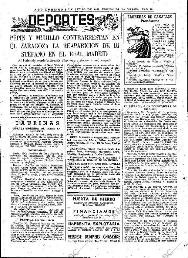 ABC MADRID 01-07-1962 página 89