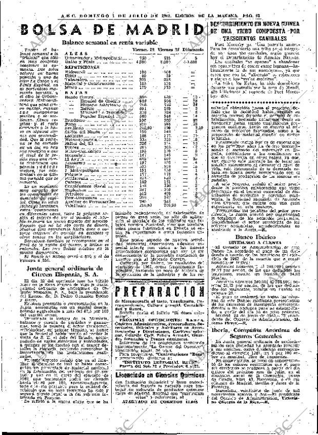 ABC MADRID 01-07-1962 página 93