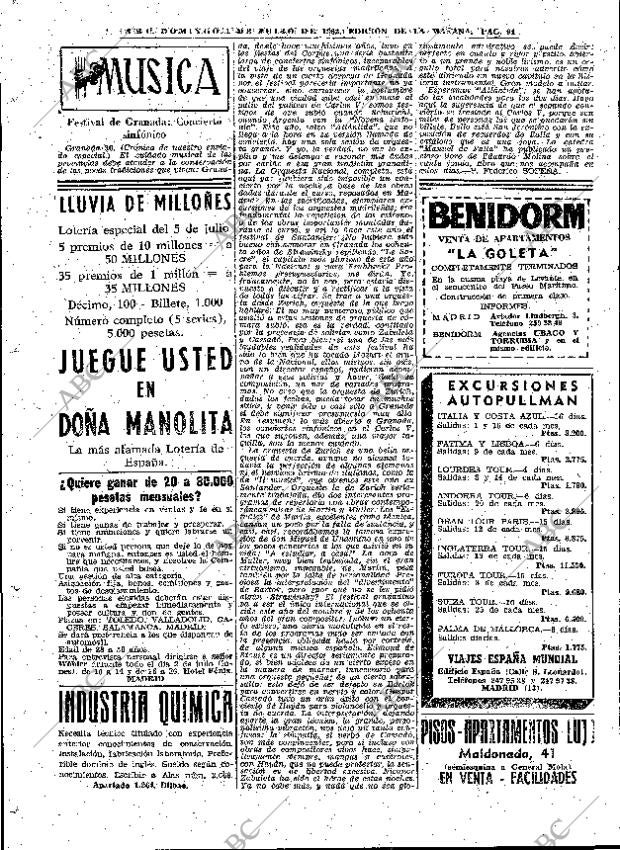 ABC MADRID 01-07-1962 página 94