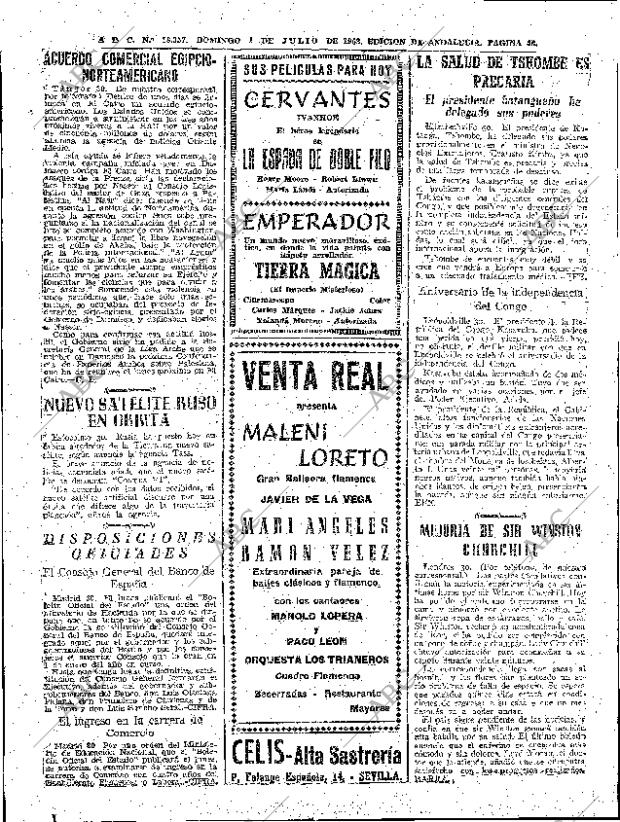 ABC SEVILLA 01-07-1962 página 48