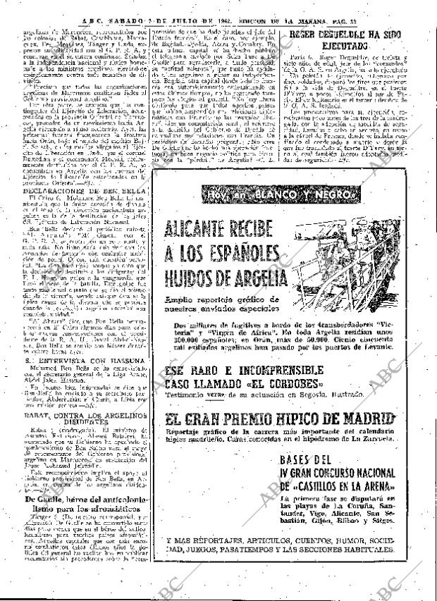 ABC MADRID 07-07-1962 página 33