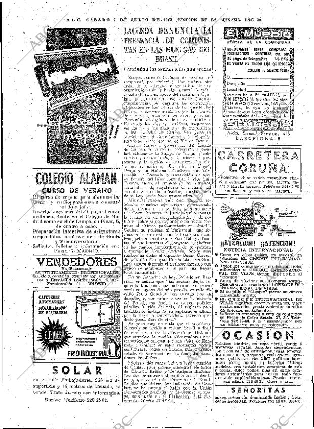 ABC MADRID 07-07-1962 página 38