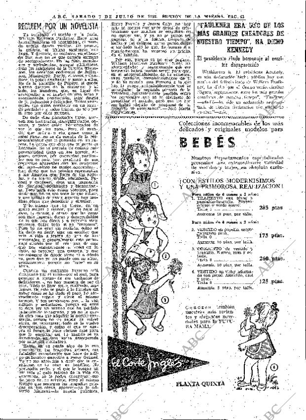 ABC MADRID 07-07-1962 página 43