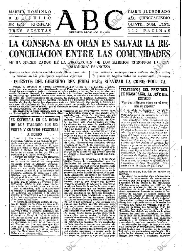 ABC MADRID 08-07-1962 página 63