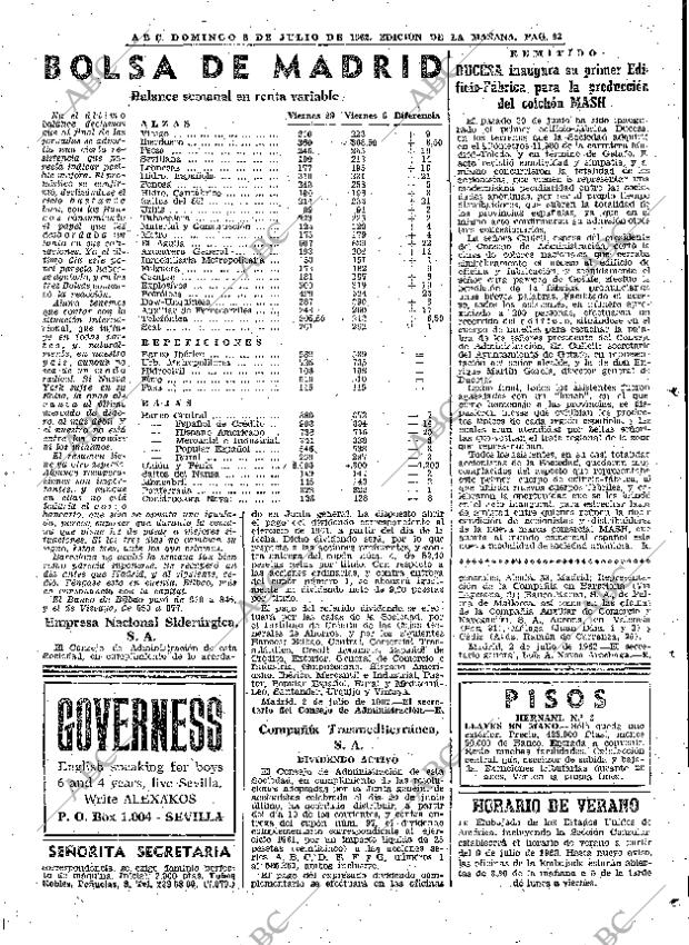 ABC MADRID 08-07-1962 página 93