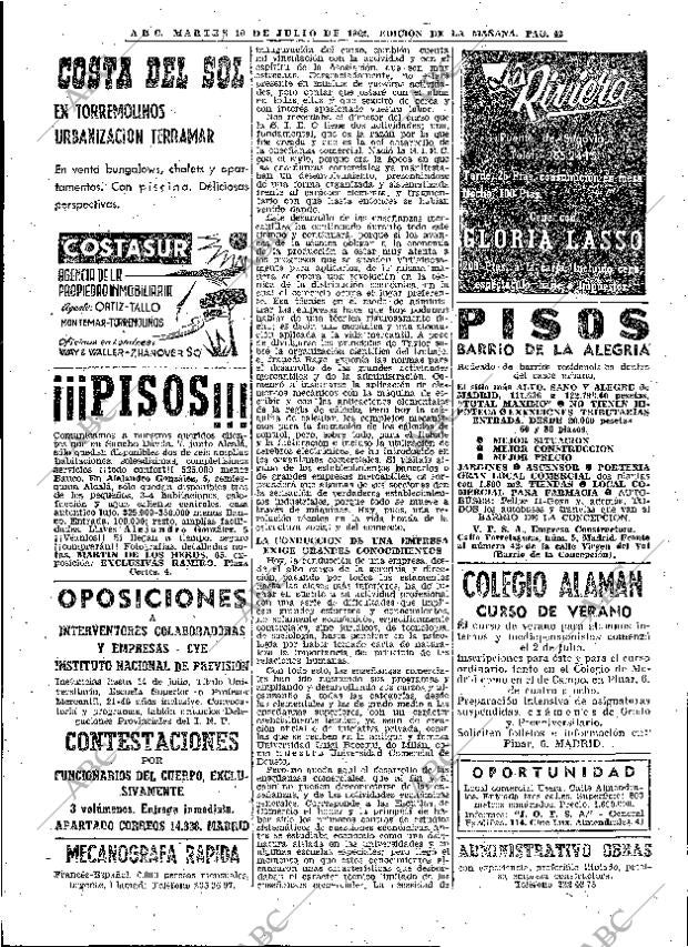 ABC MADRID 10-07-1962 página 42