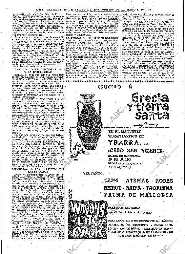 ABC MADRID 10-07-1962 página 43