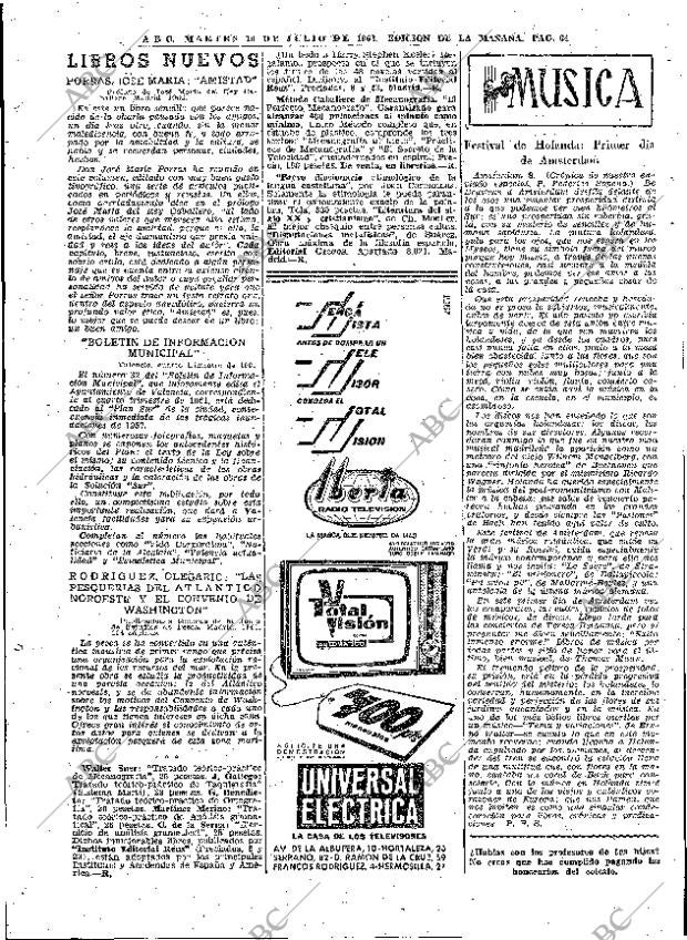 ABC MADRID 10-07-1962 página 64