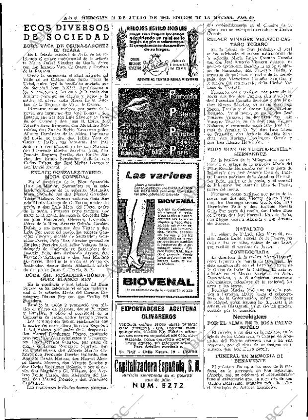 ABC MADRID 11-07-1962 página 50