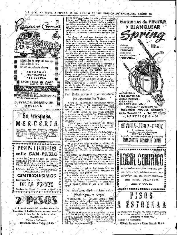 ABC SEVILLA 12-07-1962 página 16