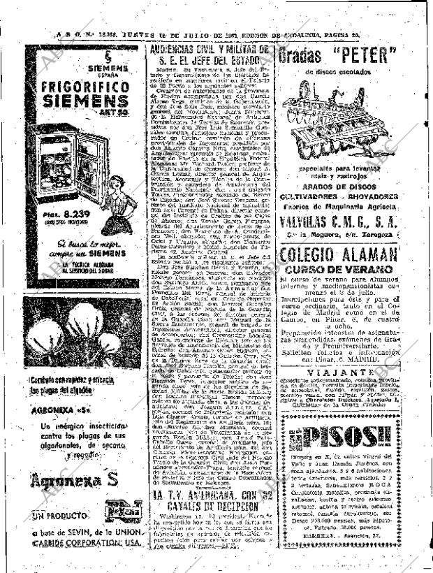 ABC SEVILLA 12-07-1962 página 20