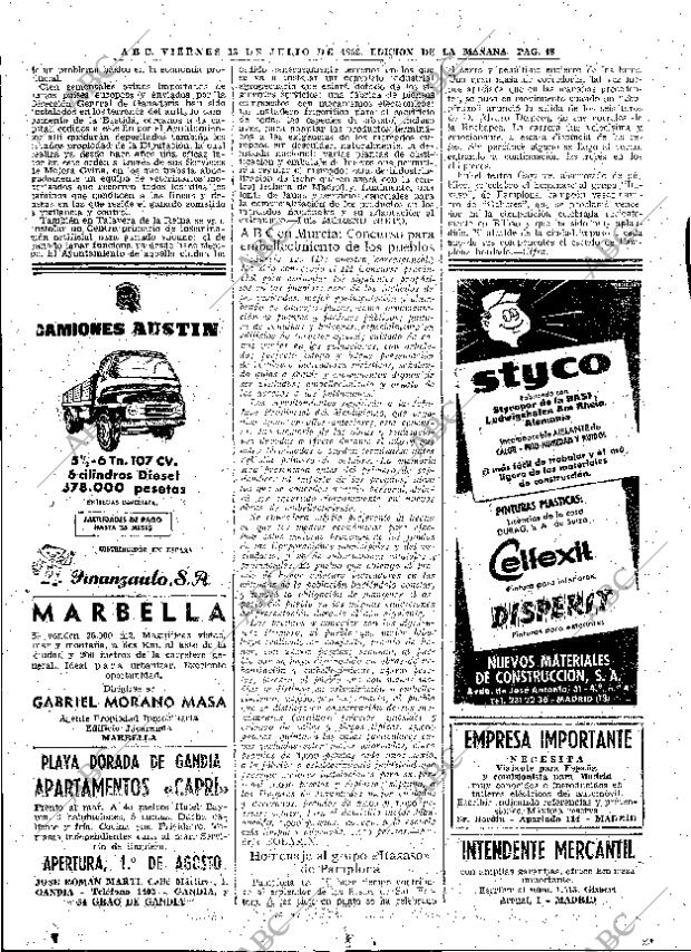 ABC MADRID 13-07-1962 página 48