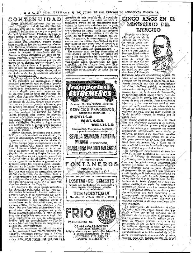 ABC SEVILLA 13-07-1962 página 18