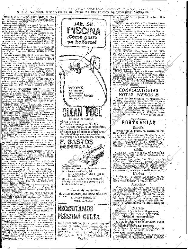 ABC SEVILLA 13-07-1962 página 36