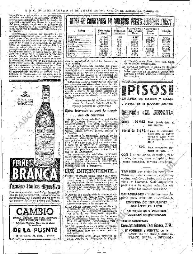 ABC SEVILLA 14-07-1962 página 28