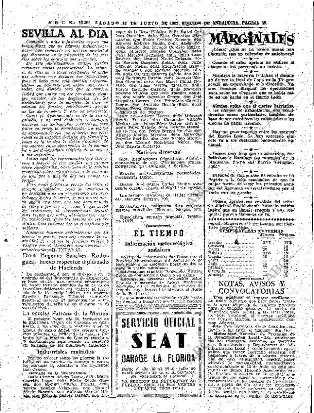 ABC SEVILLA 14-07-1962 página 29