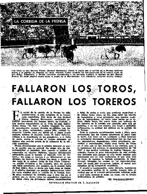 BLANCO Y NEGRO MADRID 14-07-1962 página 52