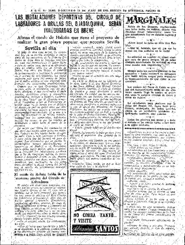 ABC SEVILLA 15-07-1962 página 55