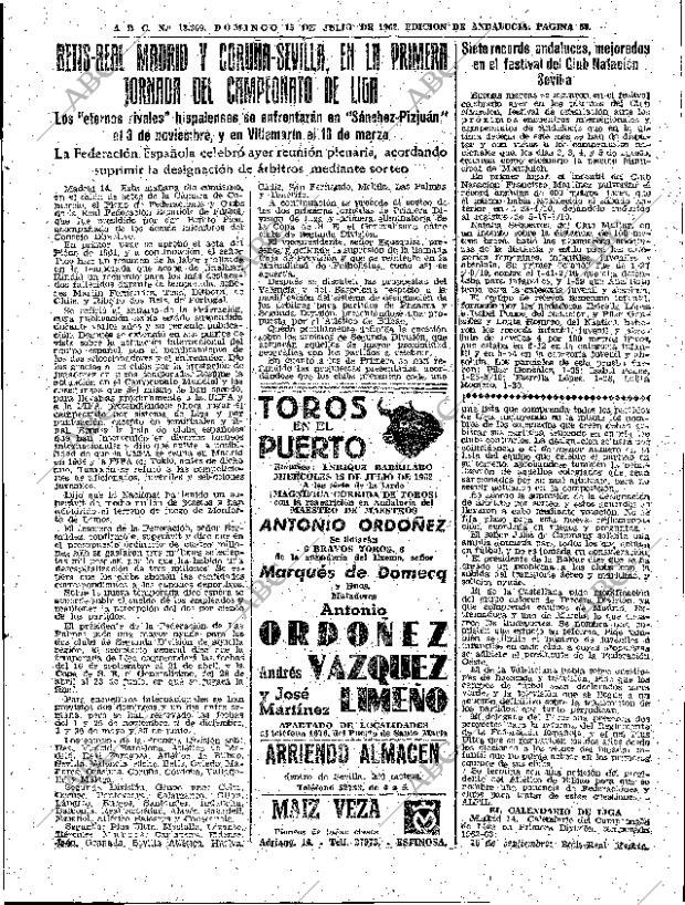 ABC SEVILLA 15-07-1962 página 59