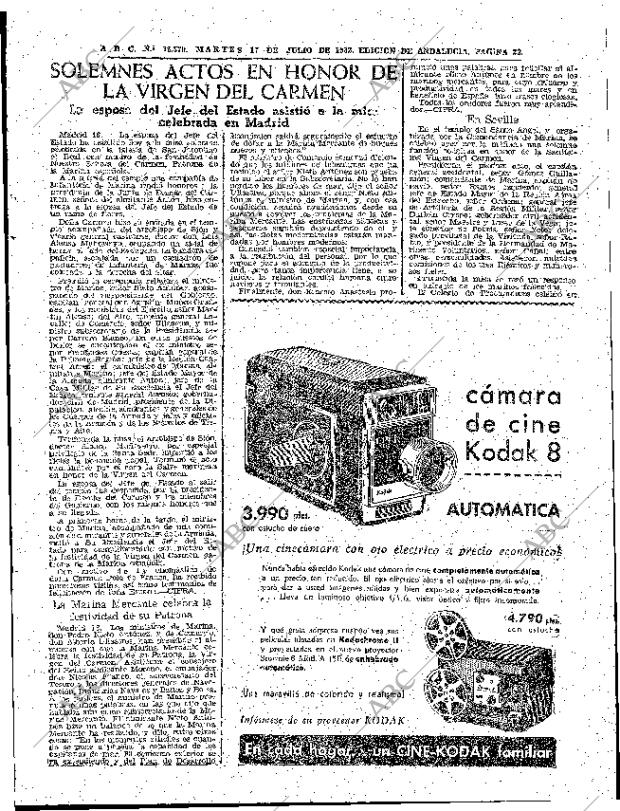 ABC SEVILLA 17-07-1962 página 23